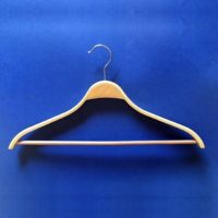 Bamboo And Alder Suit Hanger With Non Slip Bar